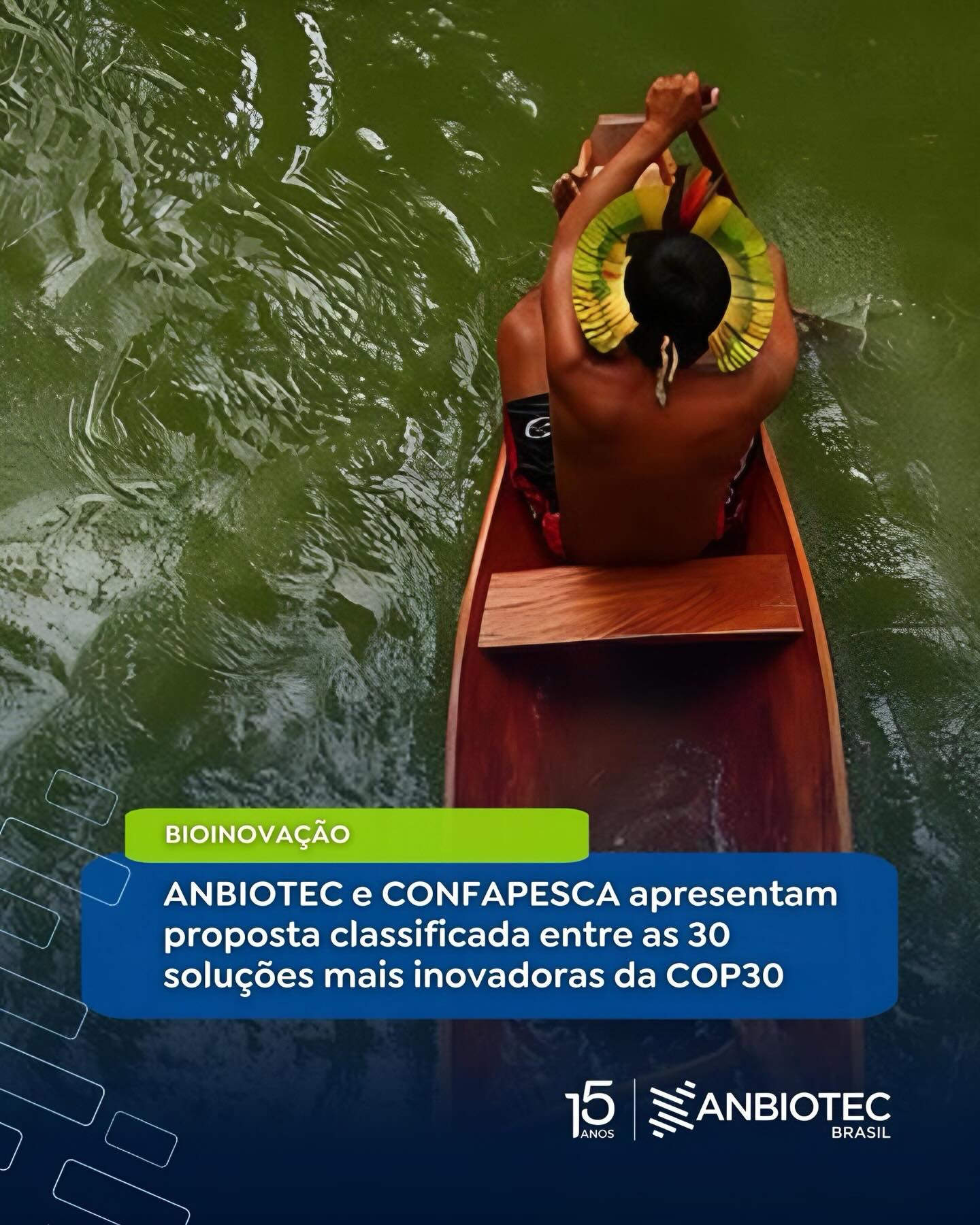 Temos orgulho em anunciar que o projeto “Saúde que Navega & Resiliência Costeira”, desenvolvido pela ANBIOTEC BRASIL em parceria com a @confapesca (Confederação Nacional de Federações das Associações de Pescadores Artesanais e Aquicultura e de Organizações de Pesca) e apoiado por lideranças indígenas, pesquisadoras e empresas do setor de Biotecnologia foi reconhecido na @cop30nobrasil (Belém) — e conquistou 1º lugar na votação popular do Eixo de Inovação! 🚀🇧🇷
💚 O que fazemos?
Levamos ciência, saúde e biotecnologia nacional a comunidades pesqueiras, ribeirinhas, quilombolas e povos originários — populações que vivem na linha de frente da crise climática.
A iniciativa integra:
✔ Diagnóstico médico descentralizado
✔ Tratamentos dermatológicos com biotecnologia
✔ Monitoramento de cianotoxinas e da qualidade da água
✔ Algicultura sustentável e economia azul
✔ Restauração ambiental + inclusão produtiva
“É a ciência brasileira, por meio da Biotecnologia nacional transformando realidades” — Vanessa Silva da Silva, Presidente Executiva da ANBIOTEC BRASIL
🤝 Parcerias que potencializam impacto:
• @confapesca
• @projetohamy (MA)
• Maki Planet Systems (@marcelopataxo)
• Empresas associadas: @biocelltisbiotecnologia • @polisasaude • @bioi9biotec • @prospersea.seaweed • @nanonib • @bioclinglobal • @labgrio • Detectacyn,
🌎 E agora?
Vamos ampliar ações, fortalecer novas frentes de colaboração e impulsionar o papel da biotecnologia brasileira na adaptação climática e na melhoria da saúde de comunidades tradicionais.
Ciência brasileira que protege, inova e transforma.
➡️ Leia o conteúdo completo no site da ANBIOTEC.
#COP30 #Inovação #Biotecnologia #EconomiaAzul #Sustentabilidade #Saúde #ComunidadesTradicionais #ANBIOTEC #ANBIOTEC15Anos #Ciência