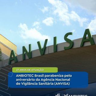 Nesta semana, celebramos os 27 anos de história da ANVISA, uma instituição que é pilar fundamental para o avanço da saúde no Brasil.
Para a ANBIOTEC Brasil, a atuação da Agência vai muito além da regulação. Ela é a garantidora da segurança jurídica e técnica necessária para que as empresas de Biotecnologia e Ciências da Vida possam inovar e transformar pesquisas complexas em soluções reais para a população.
São quase três décadas de dedicação ao rigor científico e ao fortalecimento do nosso ecossistema de saúde. Que o diálogo entre o setor produtivo e o regulador continue sendo o motor do nosso desenvolvimento tecnológico.
Parabéns, anvisaoficial! Seguimos juntos pela inovação.
#ANBIOTECBrasil #ANVISA #Biotecnologia #SaudePublica