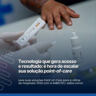Estamos nos aproximando da @hospitalaroficial 2026. É hora de você mostrar como as suas soluções Point-of-Care podem resolver gargalos do mercado e ampliar o acesso à saúde em todo o Brasil. 

Através da Ilha ANBIOTEC, sua empresa apresenta tecnologias prontas para implementação direta. Obtendo um ou mais stands em nossa ilha você pode oferecer demonstração de impacto dos seus produtos, exibir vídeos institucionais, realizar reuniões e palestrar em um evento exclusivo com foco em Biotecnologia 

Participe de um ecossistema que reduz custos operacionais e potencializa a força da sua marca, com um custo-benefício excelente. Teremos stands com metragem a partir de 6 m². 

Fale com o nosso time de vendas:
parcerias@anbiotec.org.br

#Biotecnologia #Saúde #Hospitalar2026 #ANBIOTEC