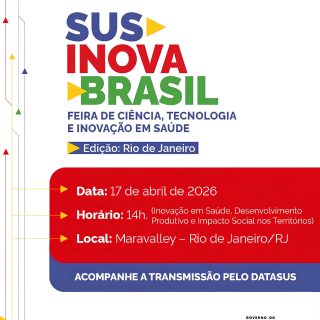 🔔 Caros Associados,

Informamos a todos que o Ministério da Saúde (@minsaude) e a Prefeitura do Rio de Janeiro (@prefeitura_rio) realizam, hoje, a Feira SUS Inova Brasil.

E você pode acompanhar, ao vivo, a transmissão pelo YouTube! 📹💻 

O destaque da programação ocorre daqui a pouco, às 14h, com o painel: “Inovação em Saúde, Desenvolvimento Produtivo e Impacto Social nos Territórios”.

O evento é estratégico para o setor, debatendo soluções que visam aumentar a eficiência e a sustentabilidade do Sistema Único de Saúde por meio da tecnologia.

🔗 Clique no link disponível nos stories para assistir às 14h!